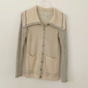 Anthropologie Saturday Sunday Button Sweater